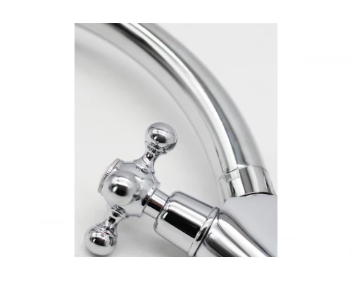 09021 Смеситель двухвентельный для кухни "GANZER"  (10/1шт)