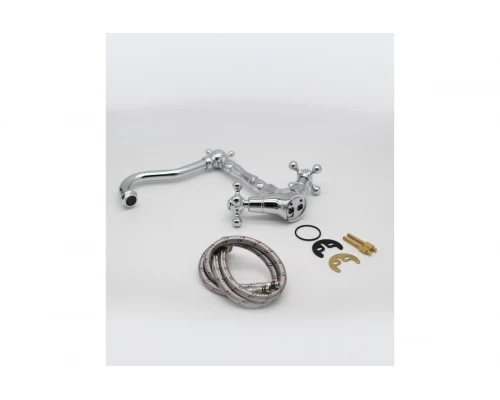 09022 Смеситель 2-ух ручный для кухни "GANZER"  (10/1шт)