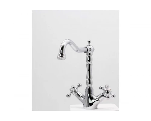 09022 Смеситель 2-ух ручный для кухни "GANZER"  (10/1шт)