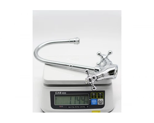 09023 Смеситель для кухни с ГИБКИМ ИЗЛИВ. GANZER  (10/1шт)