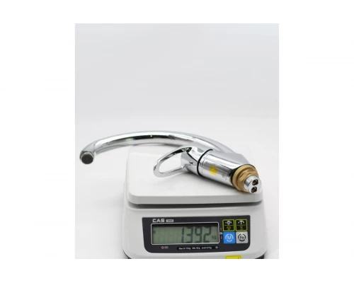 Смеситель для кухни с поворотным изливом из латуни Ganzer GZ10021 хром