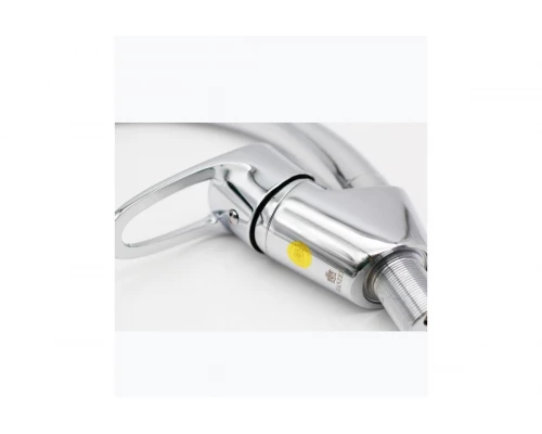 Смеситель для кухни с поворотным изливом из латуни Ganzer GZ10021 хром