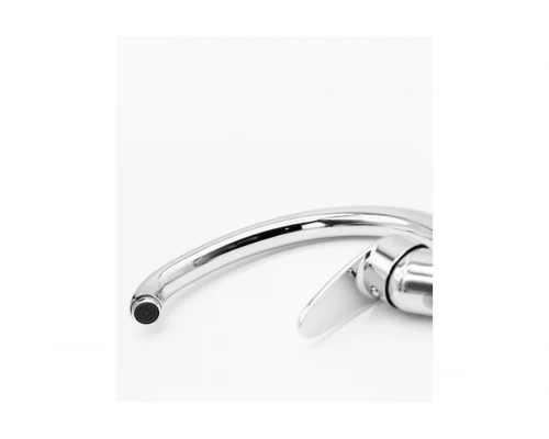 Смеситель для кухни из латуни с поворотным изливом GZ11023 цвет хром от бренда Ganzer