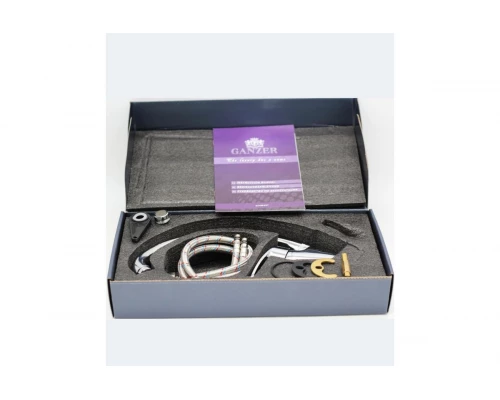 Смеситель для кухни из латуни с поворотным изливом GZ11023 цвет хром от бренда Ganzer