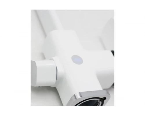 Cмеситель для кухни из латуни с поворотным изливом под фильтр Ganzer GZ12025-F цвет белый