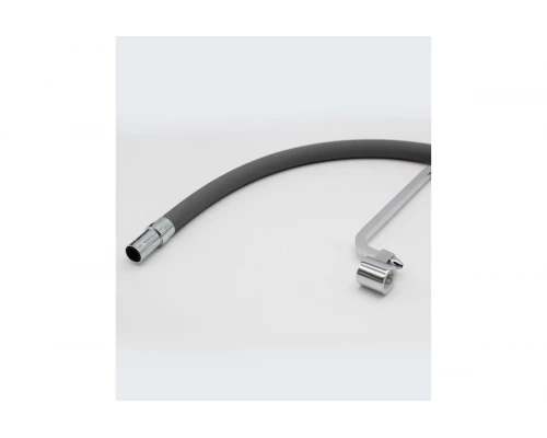 Смеситель для кухни из латуни с гибким изливом под фильтр GZ12026-H цвет серый/хром от бренда Ganzer