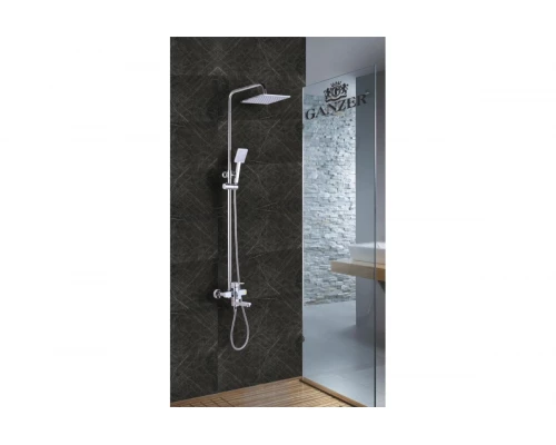Душевая система Ganzer с поворотным изливом из латуни Ganzer