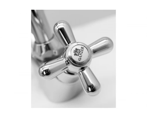 13022 Смеситель двухвентельный для кухни "GANZER"  (10/1шт)