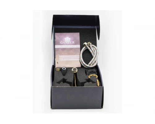 15011-D Смеситель для умывальника (БРОНЗА) "GANZER