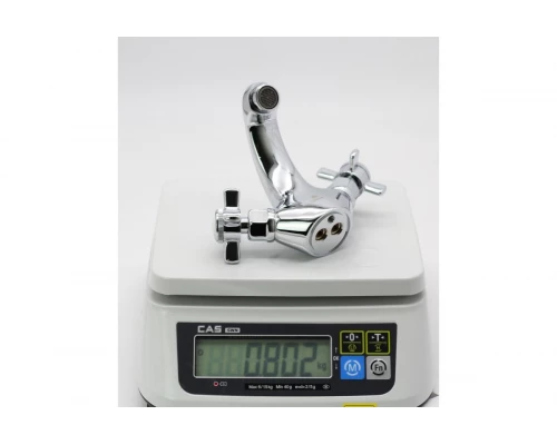 15012 Смеситель двухвент для умывальника "GANZER"