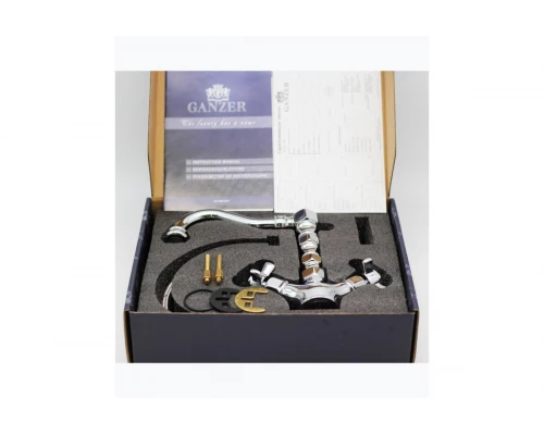 Смеситель для раковины из латуни Ganzer GZ15013 с поворотным изливом