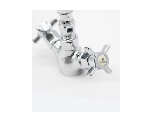 Смеситель для раковины из латуни Ganzer GZ15013 с поворотным изливом