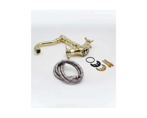 Смеситель для раковины из латуни Ganzer GZ15013-E с поворотным изливом