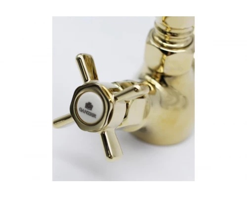 Смеситель для раковины из латуни Ganzer GZ15013-E с поворотным изливом