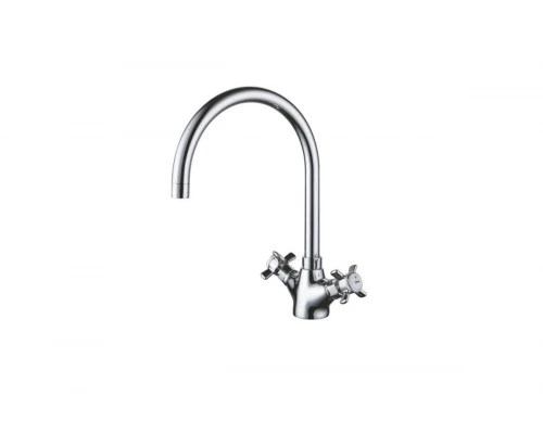 15021 Смеситель двухвентельный для кухни "GANZER"