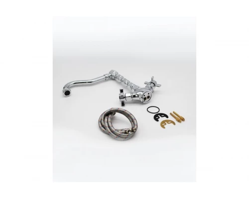 Cмеситель для кухни из латуни с поворотным изливом  в стиле ретро Ganzer GZ15022