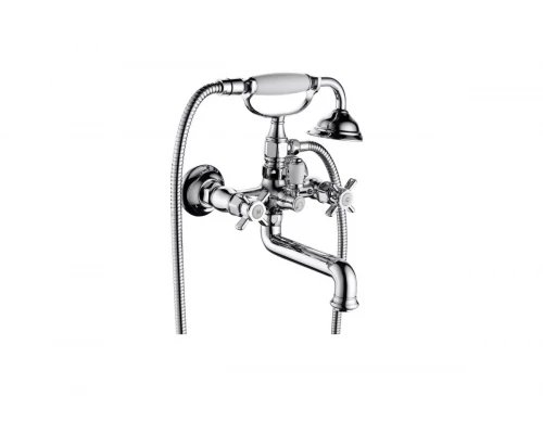 15032 Смеситель 2-ух руч. для ванны корот. "GANZER"  (6/1шт)