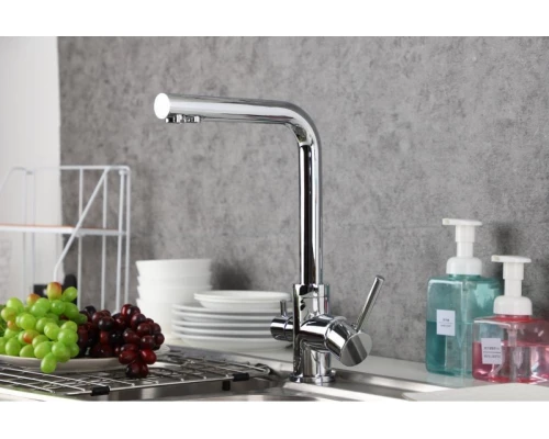 16025 Смеситель для кухни на две воды "GANZER"  (10/1шт)