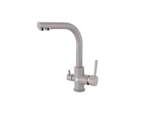 Смеситель для кухни с подключением под фильтр Ganzer GZ16025-А песочный