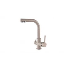 Смеситель для кухни с подключением под фильтр Ganzer  GZ16025-M бежевый