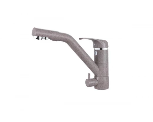 Смеситель для кухни с подключением к фильтру Ganzer GZ16026-А песочный