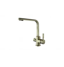 Смеситель для кухни с подключением под фильтр Ganzer GZ16034-D бронза