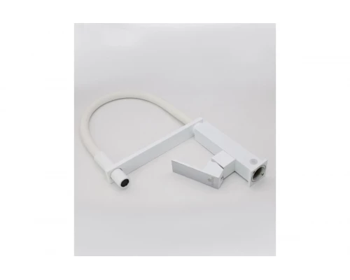 16037-F Смеситель для кухни с гибким изливом (БЕЛЫЙ)  GANZER