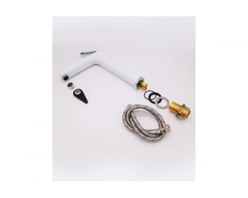 Высокий смеситель для раковины-чаши Ganzer  GZ20012-F белый