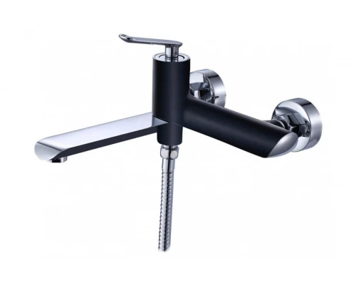 20032-C Смеситель однорыч  для ванны кор. (ЧЕРНЫЙ/??) "GANZER" (6/1шт)