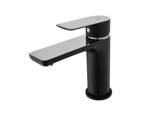 Смеситель для раковины и умывальника из латуни GANZER  GZ21011-C черный