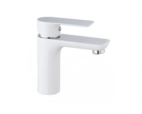 Смеситель для раковины и умывальника из латуни Ganzer  GZ21011-F белый