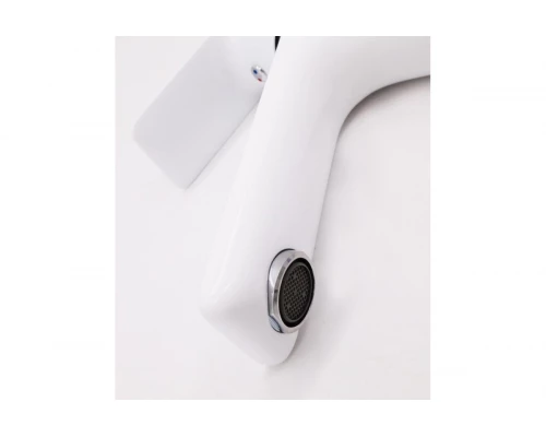 Смеситель для раковины и умывальника из латуни Ganzer  GZ21011-F белый