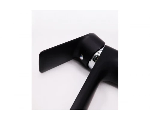 Высокий смеситель для раковины Ganzer GZ21012-C черный/хром