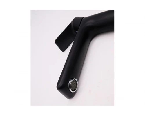 Высокий смеситель для раковины Ganzer GZ21012-C черный/хром