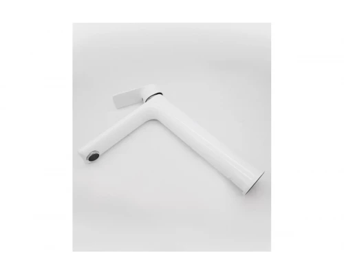 21012-F Смеситель для умыв. (ВЫСОКИЙ БЕЛЫЙ) "GANZER"  (10/1шт)