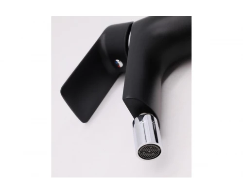 Смеситель Ganzer для биде из латуни GZ21051-C черный/хром