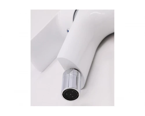 Смеситель Ganzer для биде из латуни GZ21051-F белый/хром