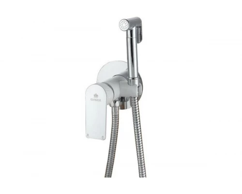 Смеситель для биде встраиваемый с лейкой и шлангом GZ21057 от бренда Ganzer