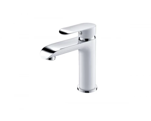 Смеситель однорычажный для раковины Ganzer  GZ22011-F белый/хром