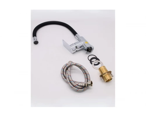 Смеситель для кухни из латуни с гибким изливом Ganzer GZ22021-C