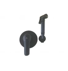 Смеситель гигиенического душа скрытого монтажа Ganzer GZ24056-C черный