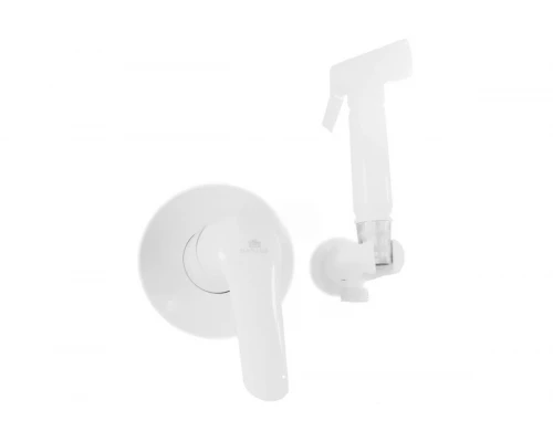 Смеситель гигиенического душа скрытого монтажа Ganzer GZ24056-F белый