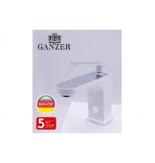 Смеситель для умывальника  GANZER GZ26011-F белый