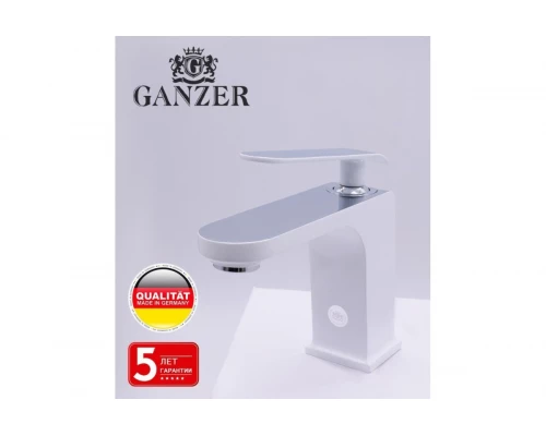 Смеситель для умывальника  GANZER GZ26011-F белый