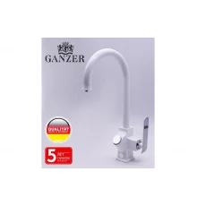 Смеситель для кухни с фильтром Ganzer  GZ26025-F белый