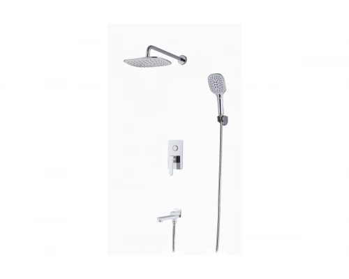 Душевая система скрытого монтажа Ganzer  GZ26065-F белый/хром