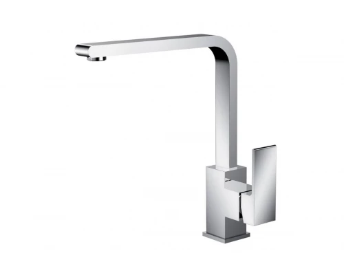 Смеситель для кухни из латуни с поворотным изливом GZ28021 цветом хром от бренда Ganzer