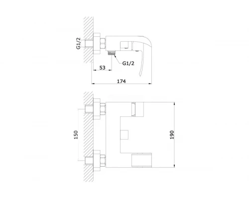 44033 Смеситель "GANZER"
