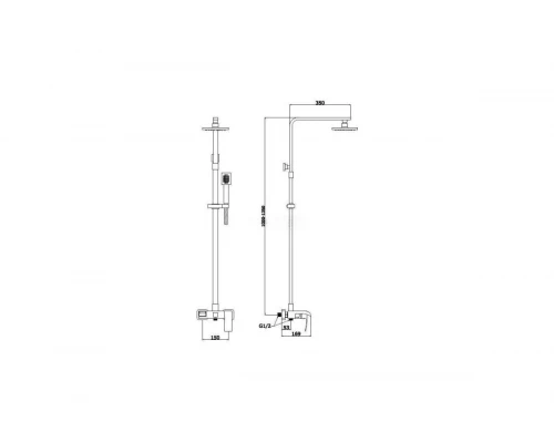 44063-F Смеситель "GANZER"
