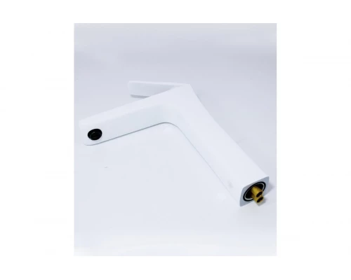 51012-F Смеситель для умыв. (ВЫС. бел.+хром)) "GANZER"  (10/1шт)